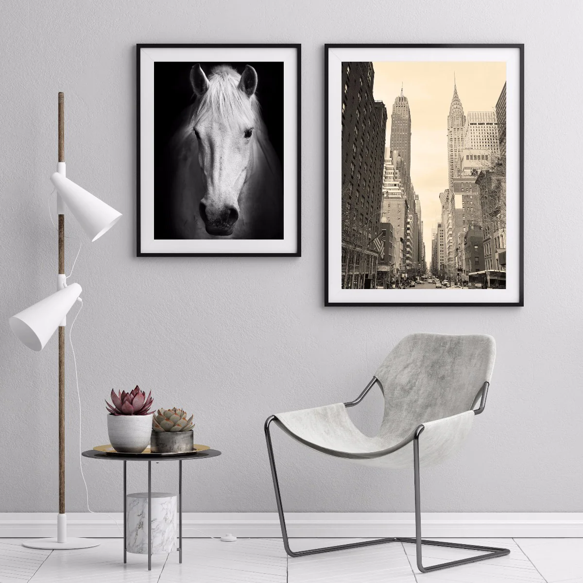 White Horse Portrait juliste