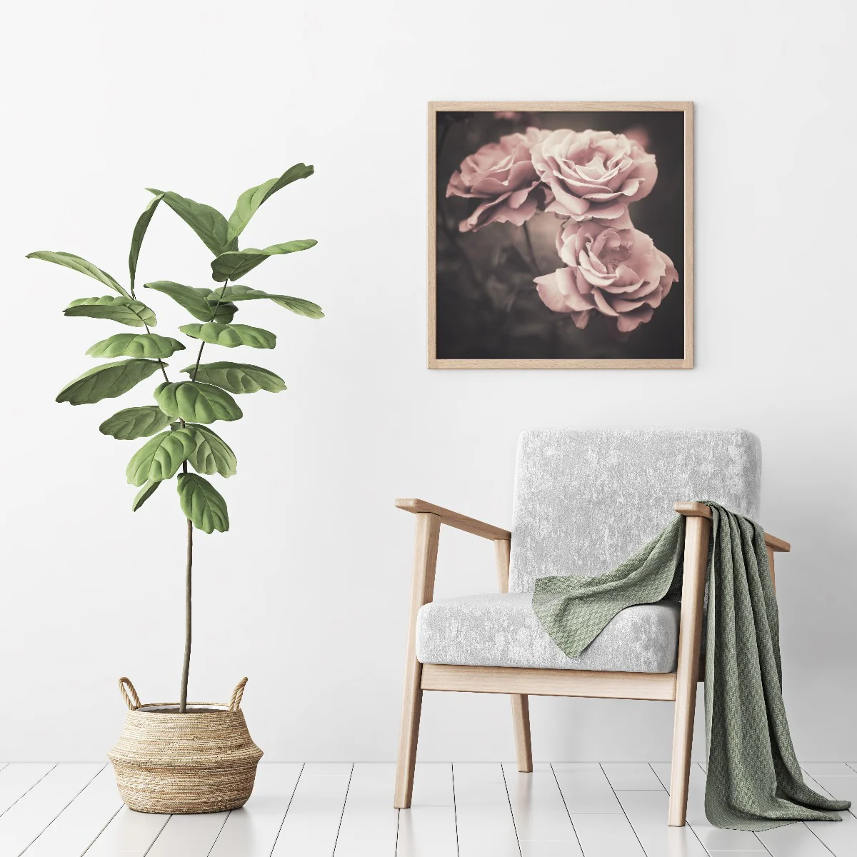 Vintage Flowers juliste