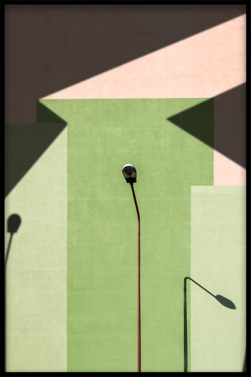 Green Abstract Shades juliste