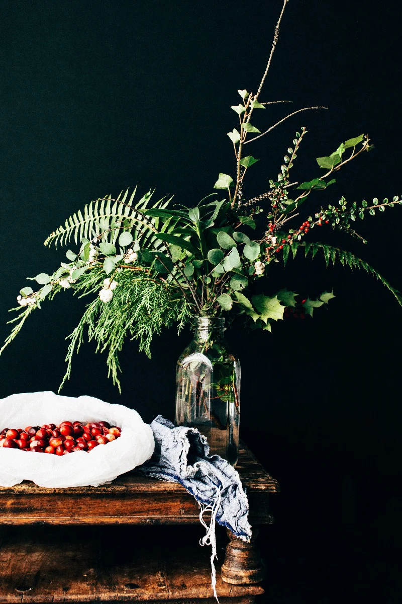 Flowers on Black N03 juliste