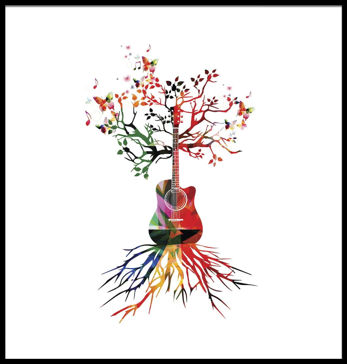 Guitar Illustration juliste