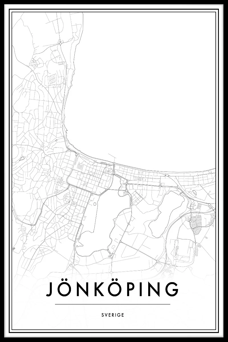 J?nk?ping Map juliste