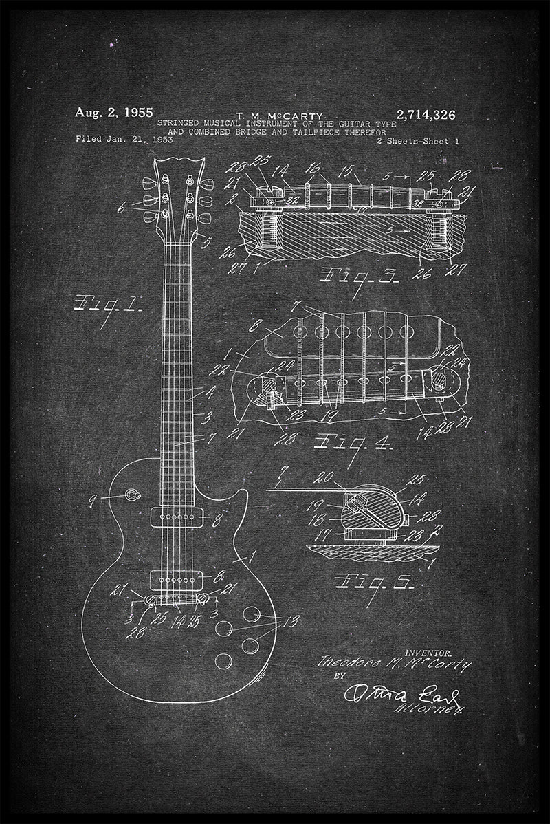 McCarty Gyutar Patent juliste