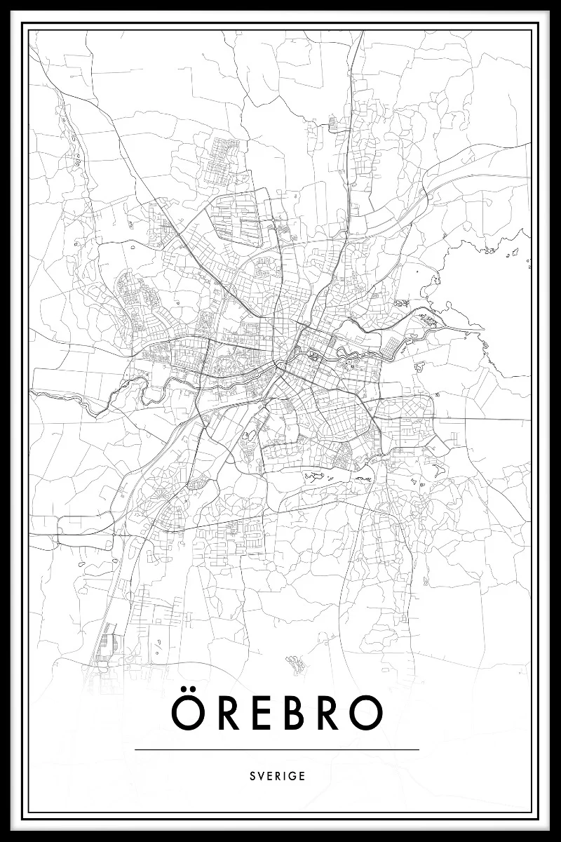 ?rebro Map juliste