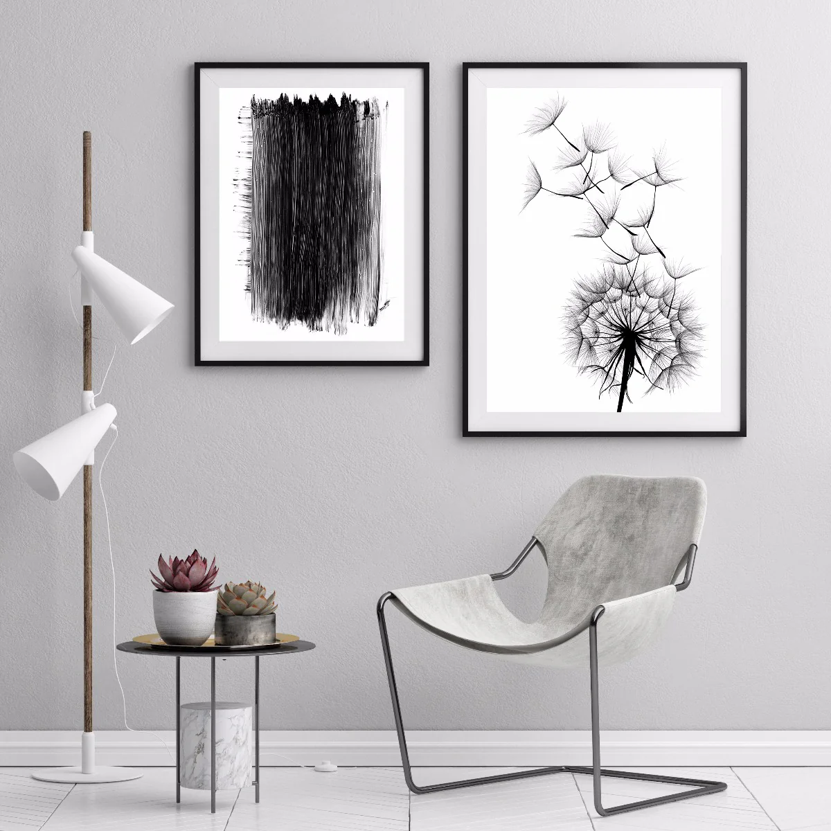 Into The Black Abstract juliste