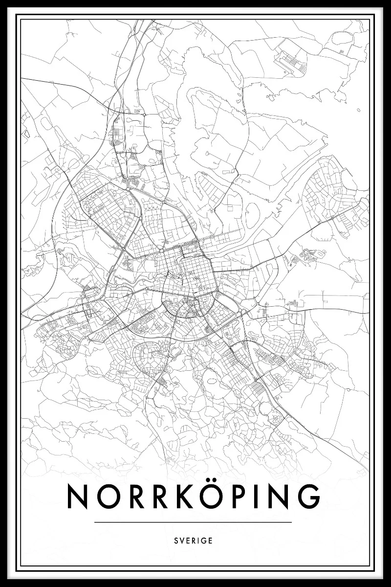 Norrk?ping Map juliste