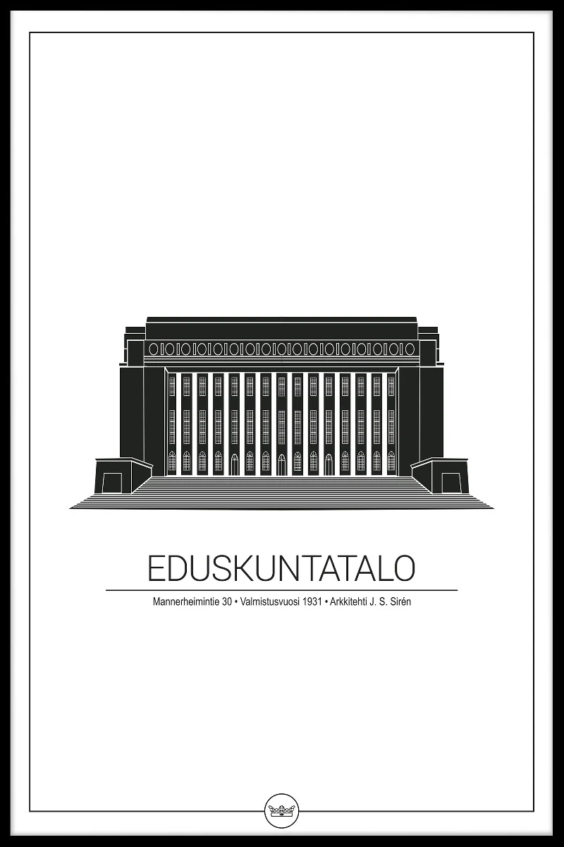 Parliament House Helsinki juliste