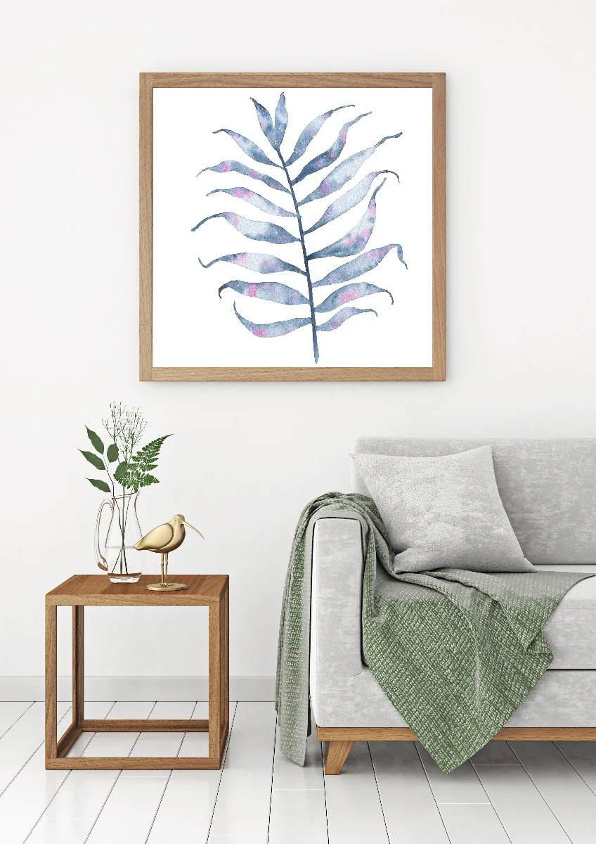 Tropical Water Color Leaf N02 juliste