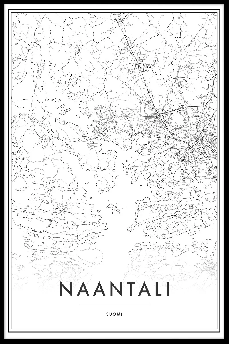 Naantali Map juliste