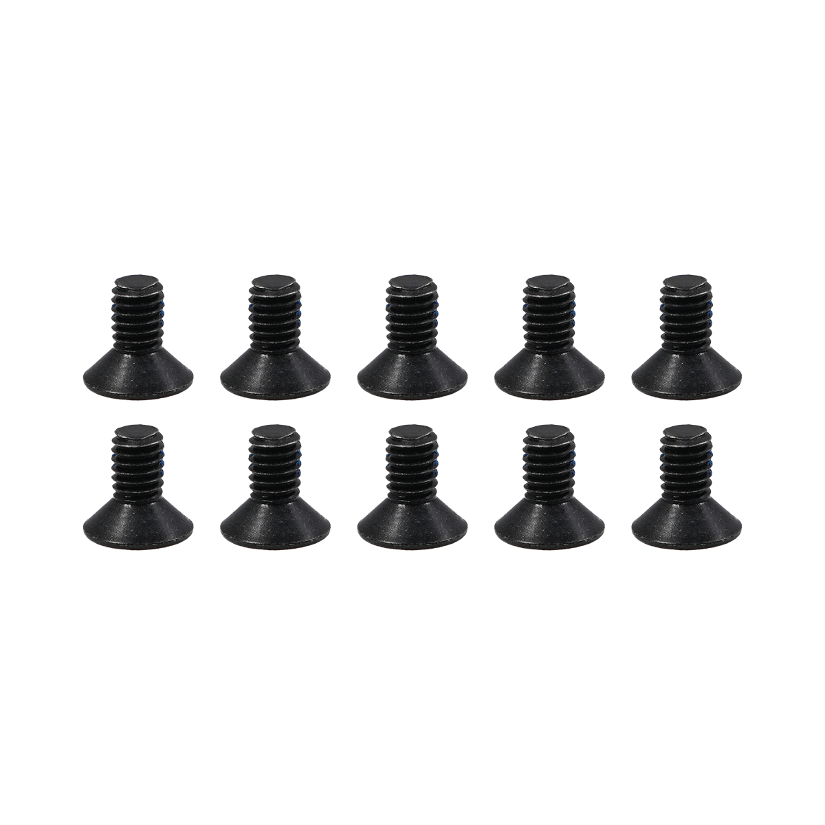 Screw M4*8- Hexagon Countersunk Head Carbon Steel Black Zinc Plated - Nano