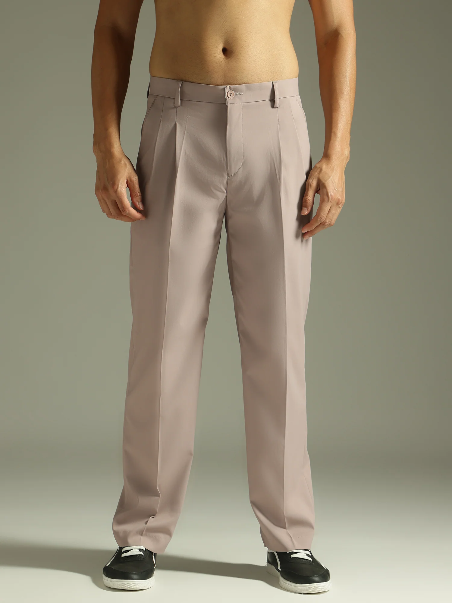 Light Lavender: Korean Baggy Fit Trouser