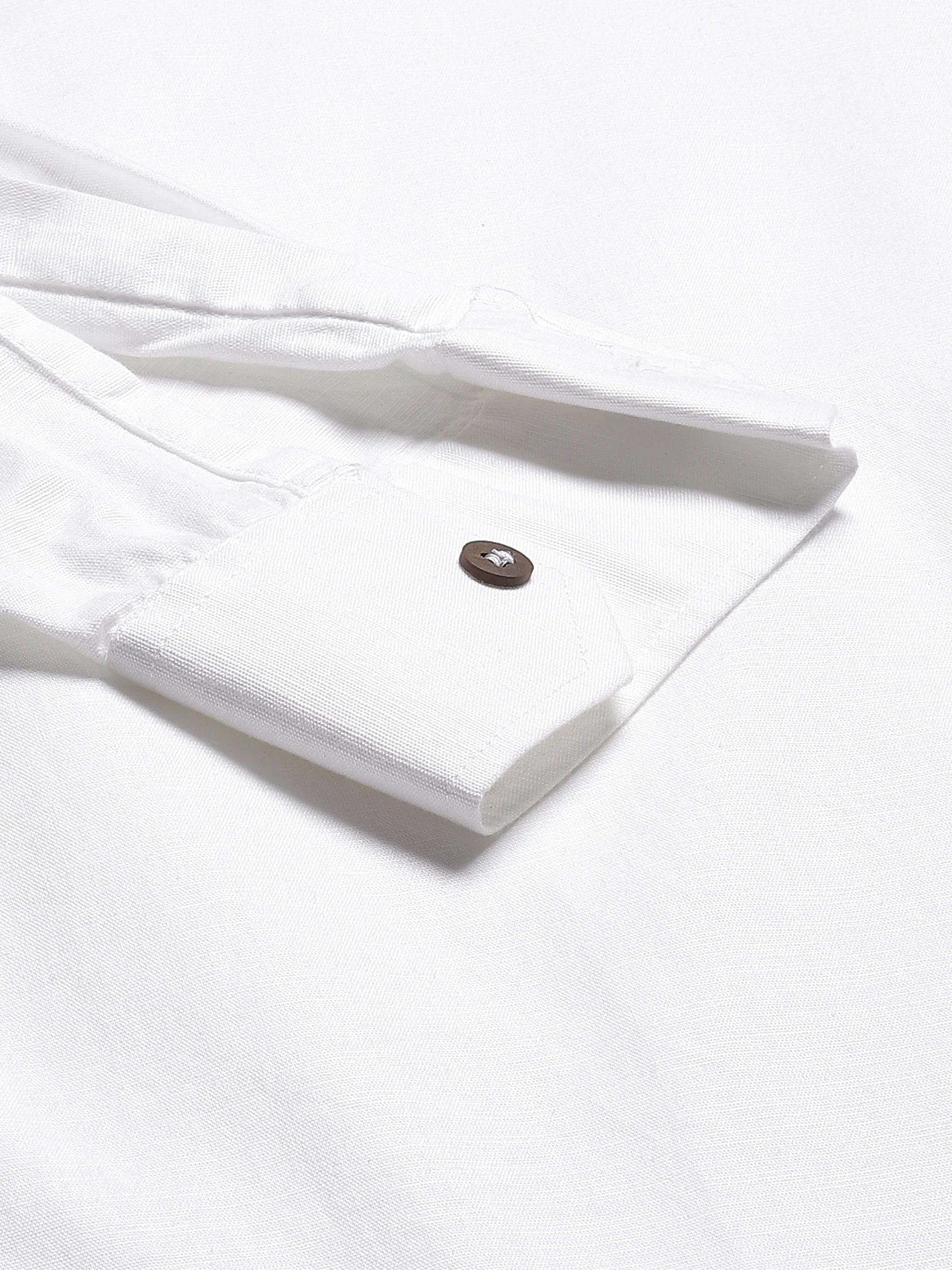 Men White Comfort Fit Kurta
