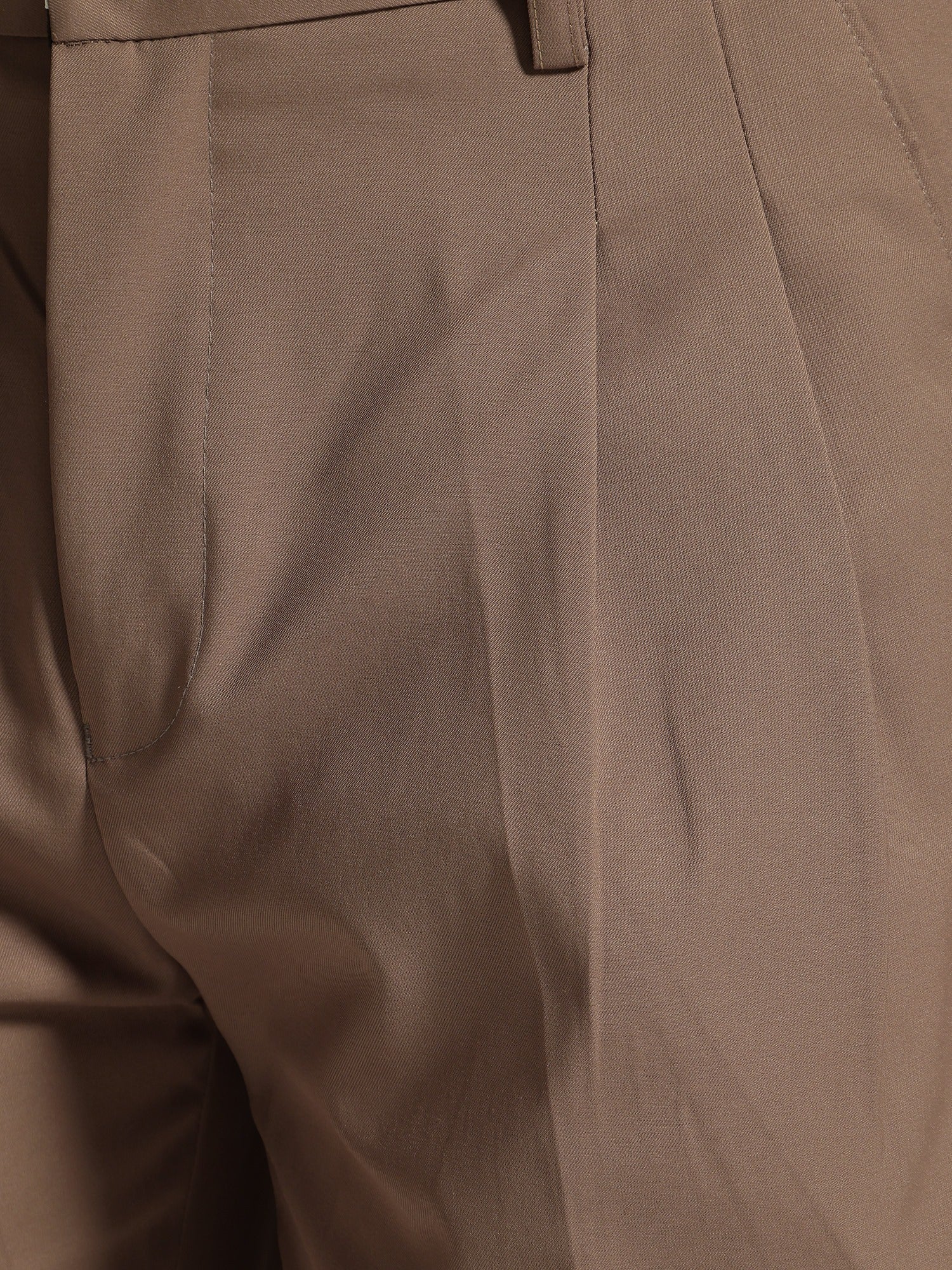 Brown: Korean Baggy Fit Trouser