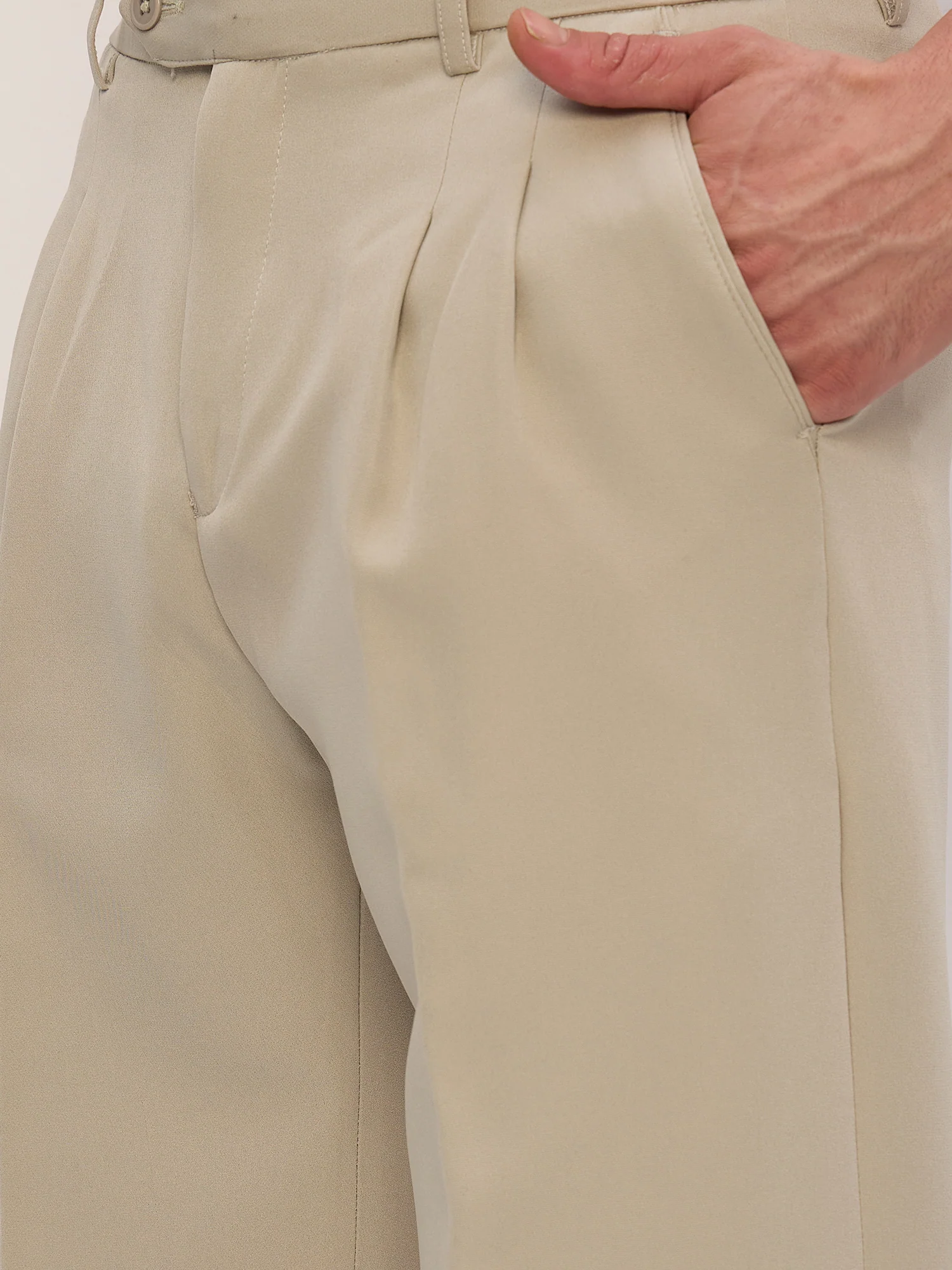 Pista Green: Korean Baggy Fit Trouser