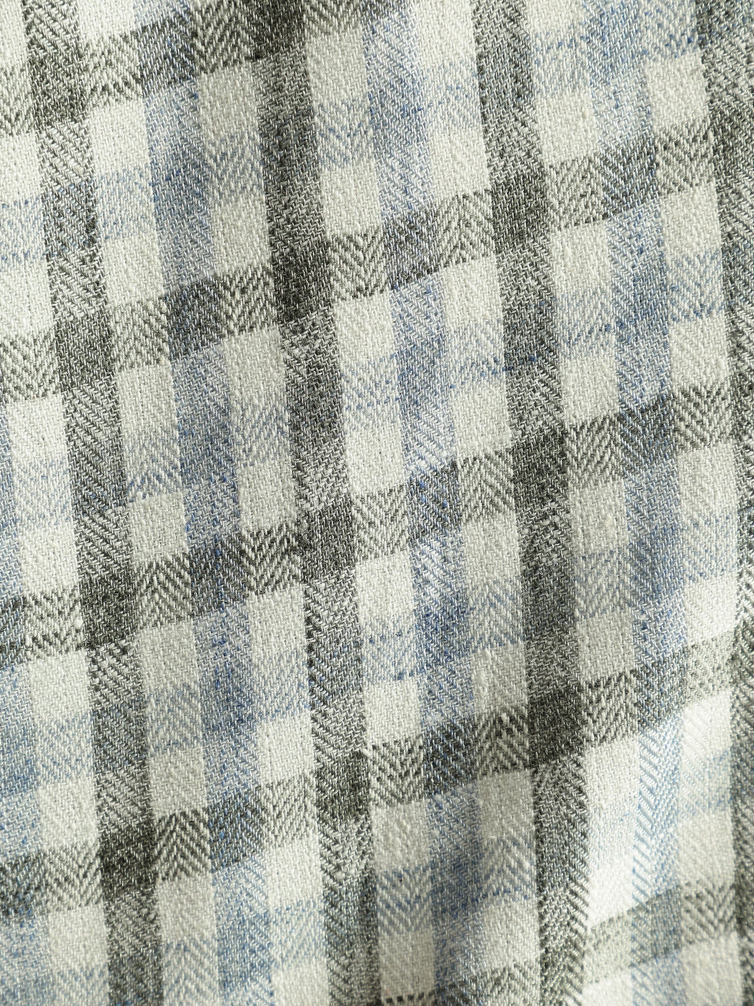 Blue & White: Full Sleeves Checkered Shirt