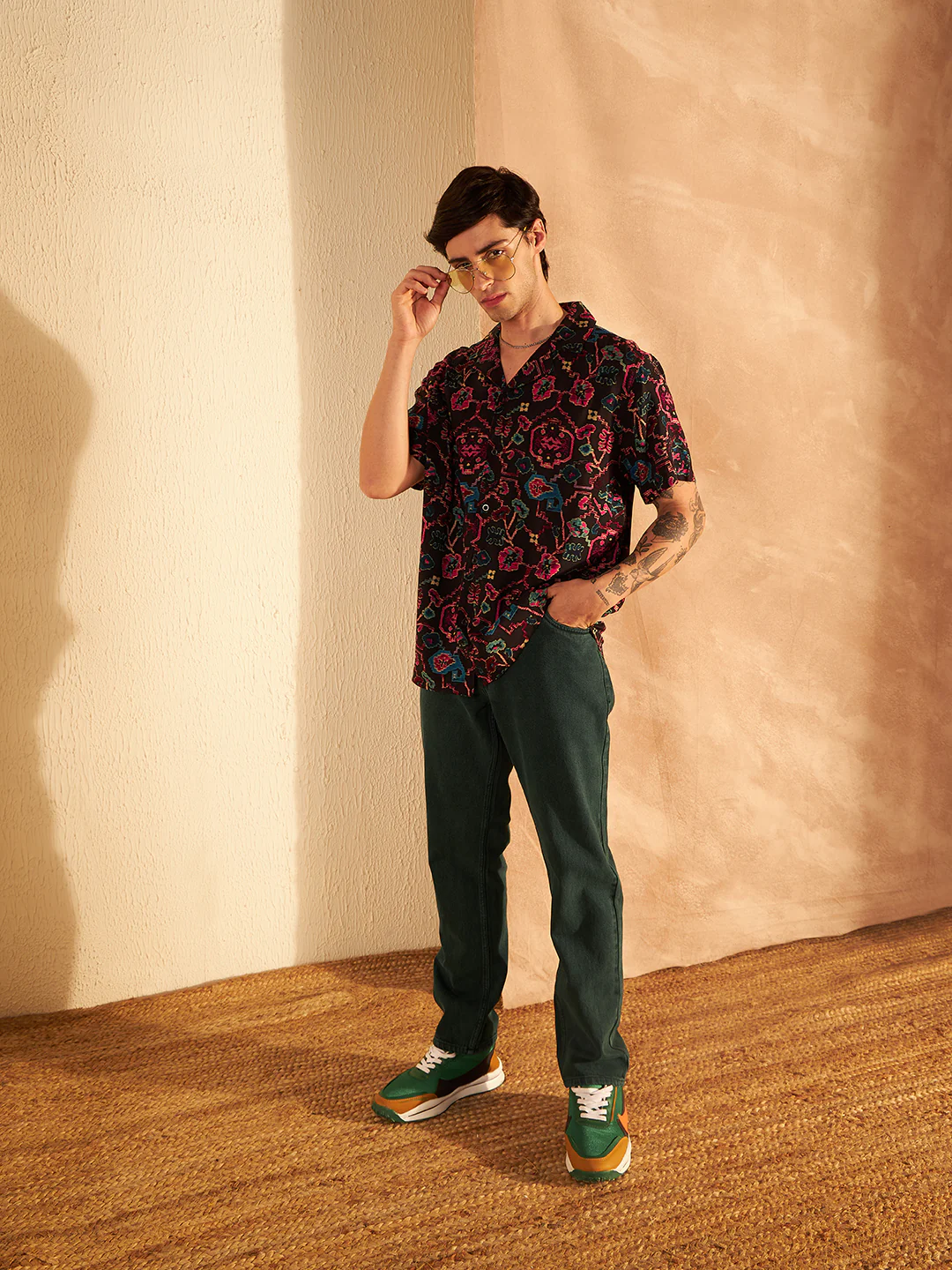 Green: Korean Baggy Jeans