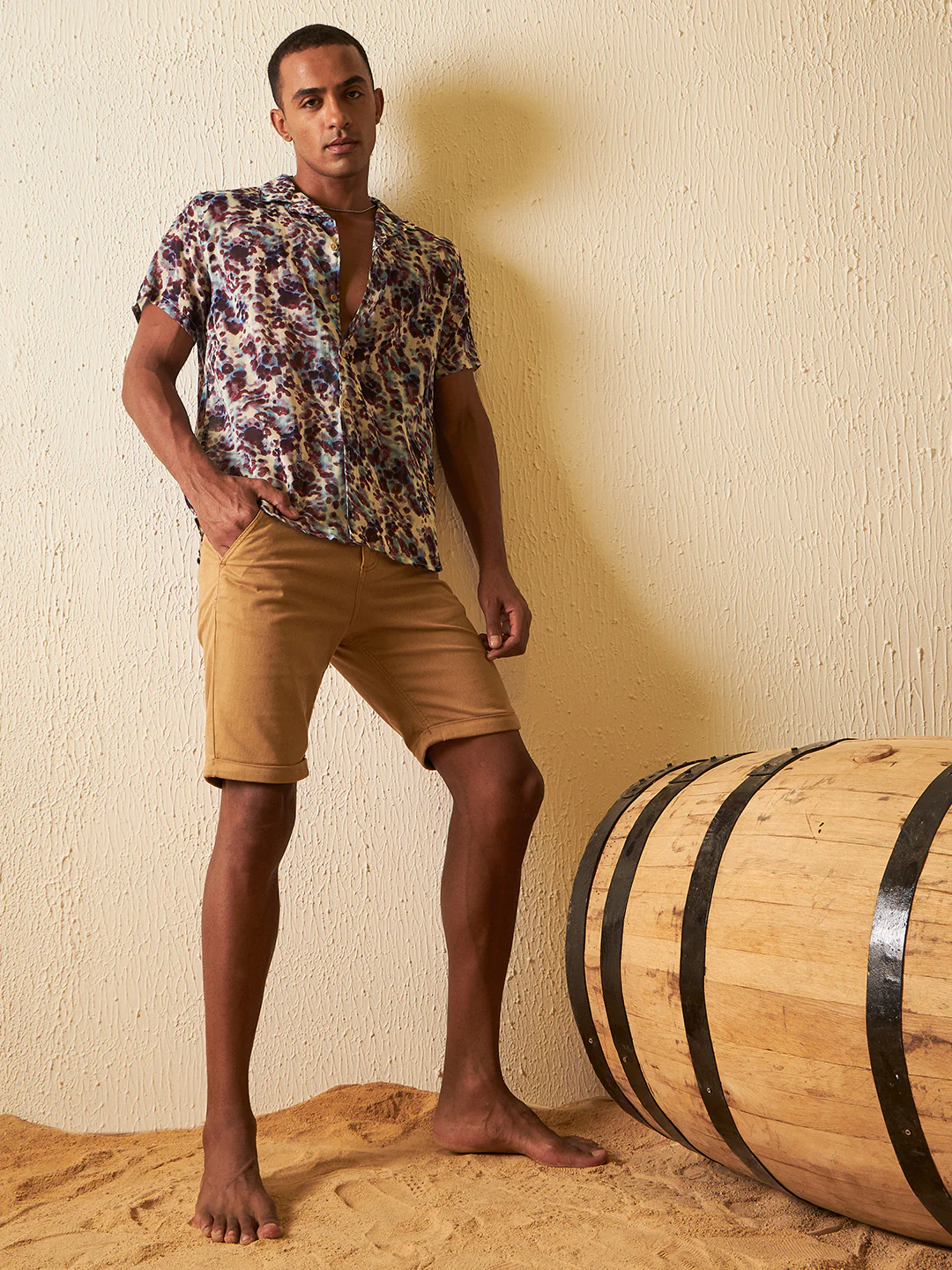 DENNISON Men Multicoloured Block Printed Shirt