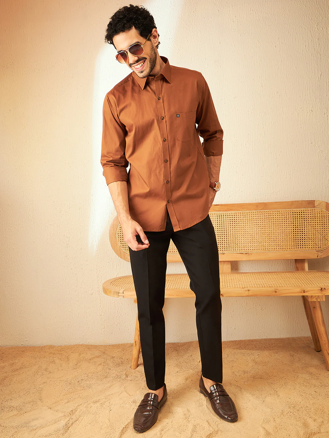 Brown: Formal Shirt