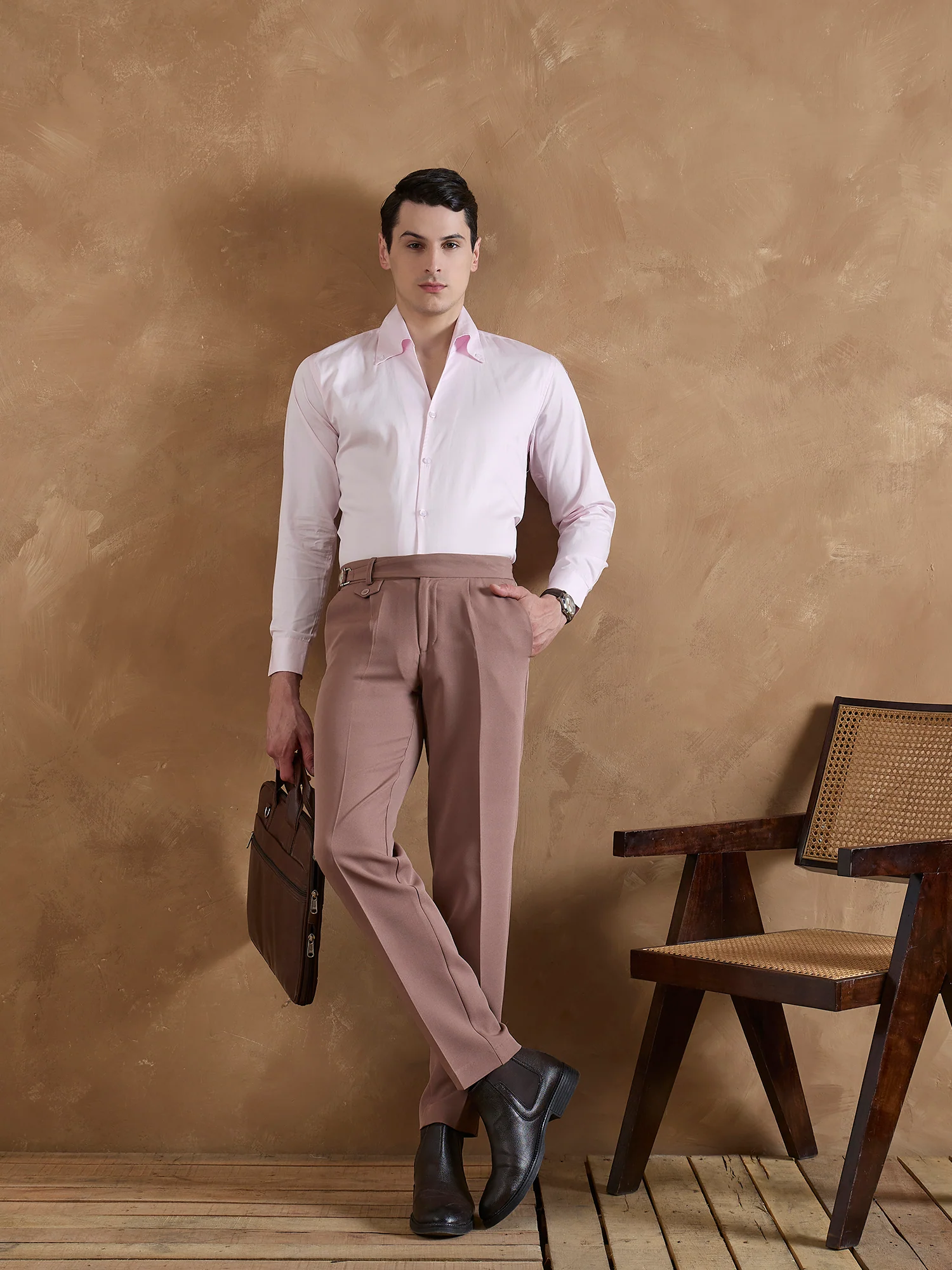 Light Pink: Cooper Collar Shirt