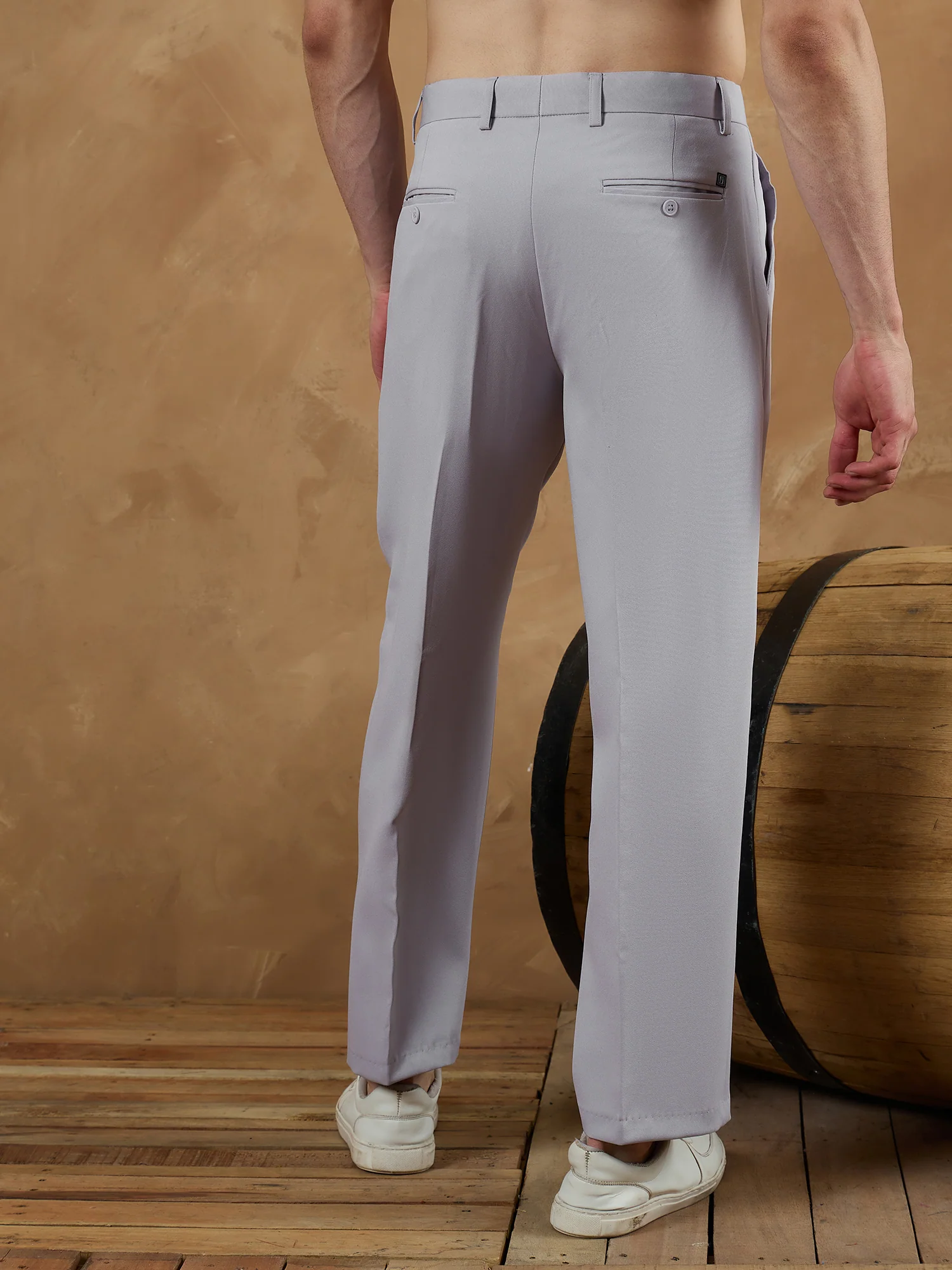 Lavender: Korean Baggy Fit Trouser