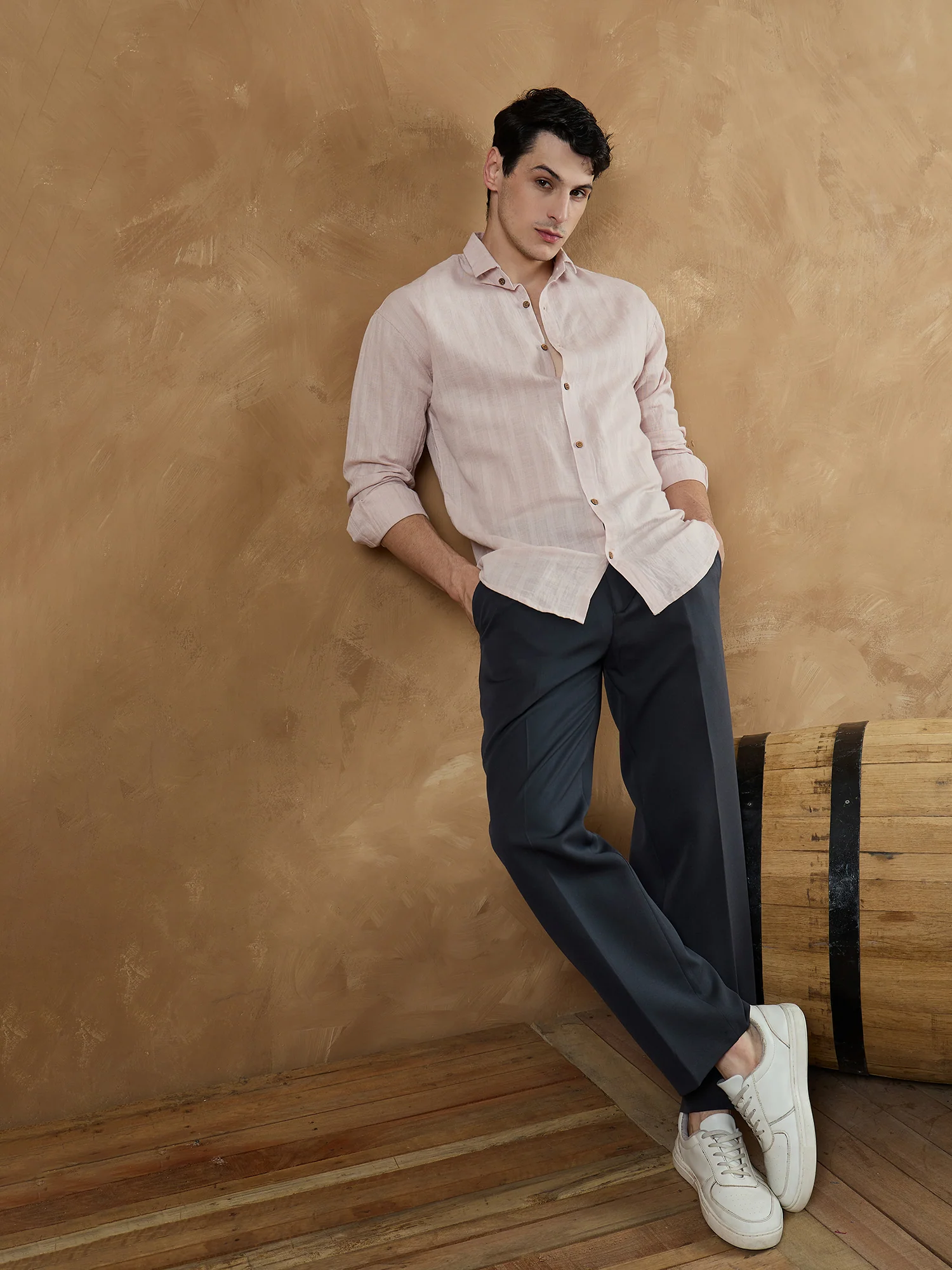 Charcoal: Korean Baggy Fit Trouser
