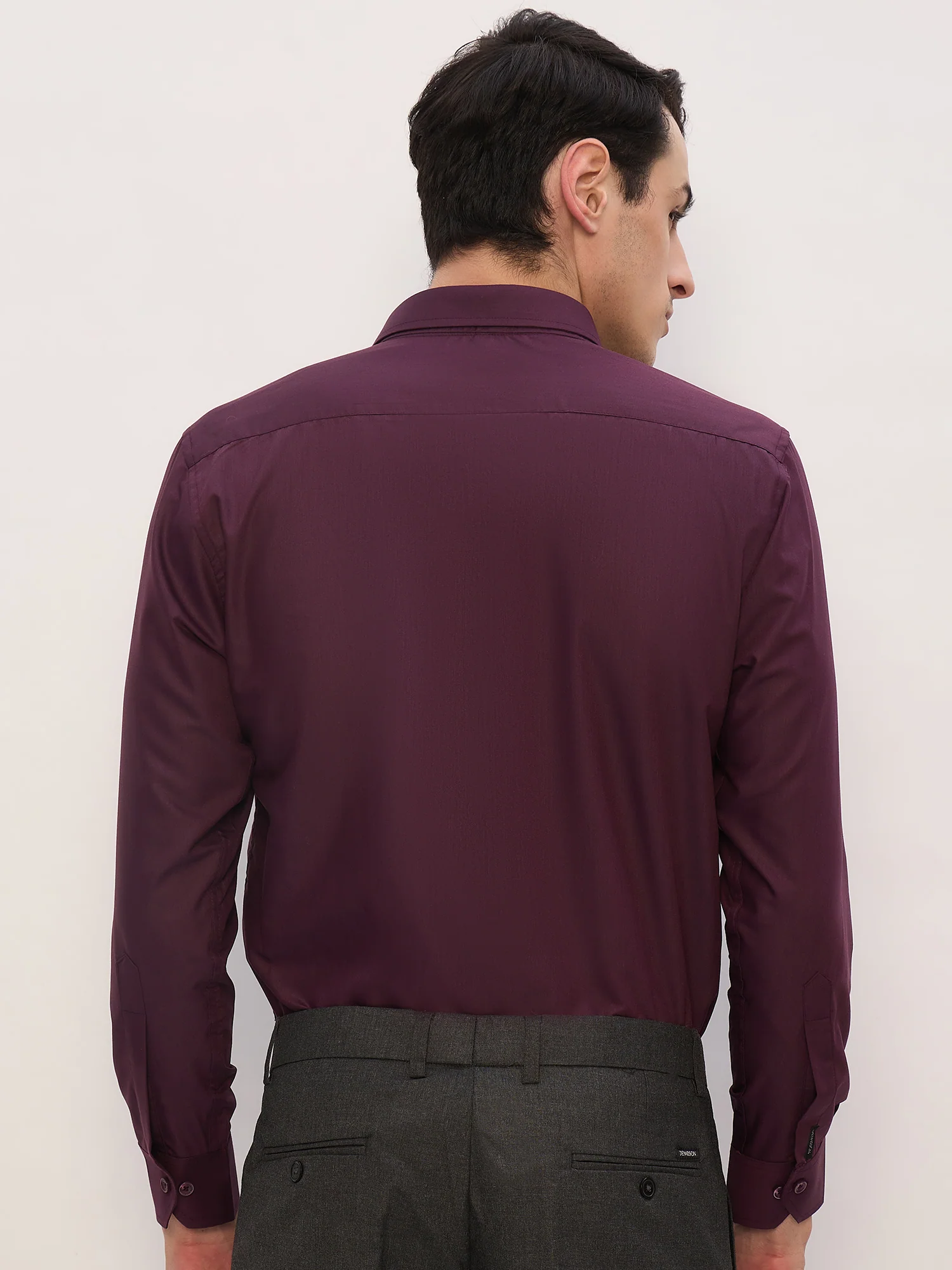 Wine: Party Wear Formal Shirt