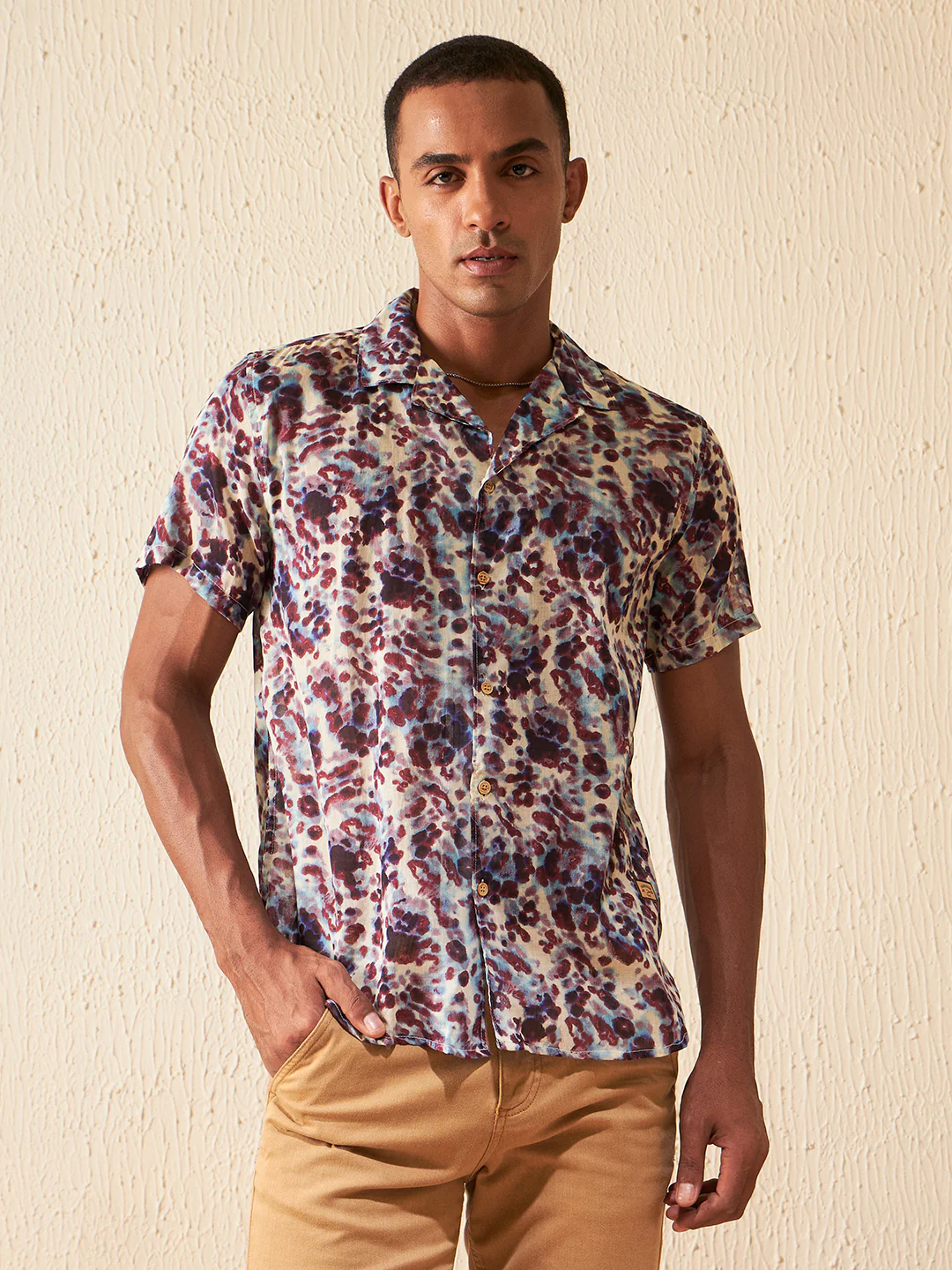 DENNISON Men Multicoloured Block Printed Shirt