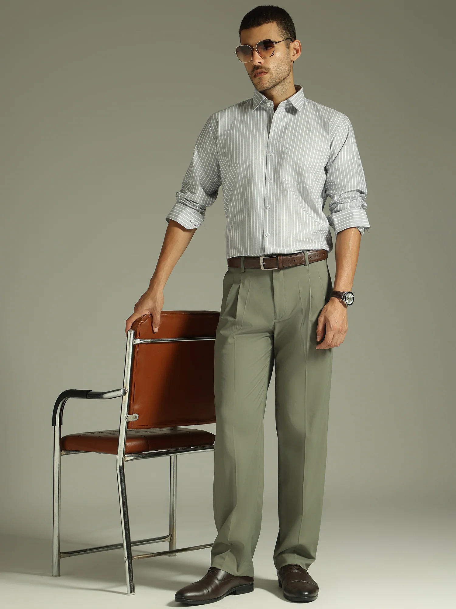 Green: Korean Baggy Fit Trouser