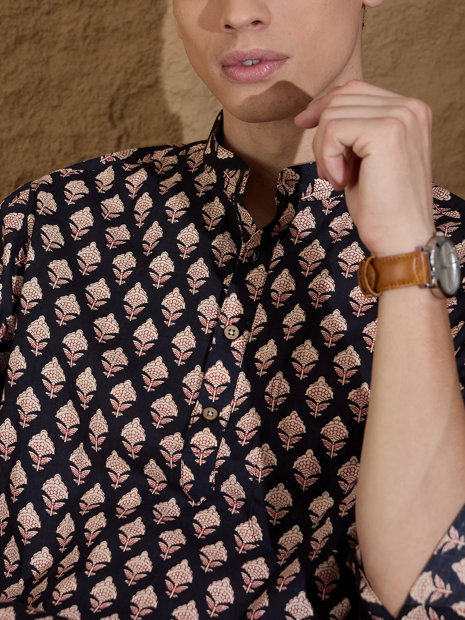 Block Printed Sustainable Short Kurta