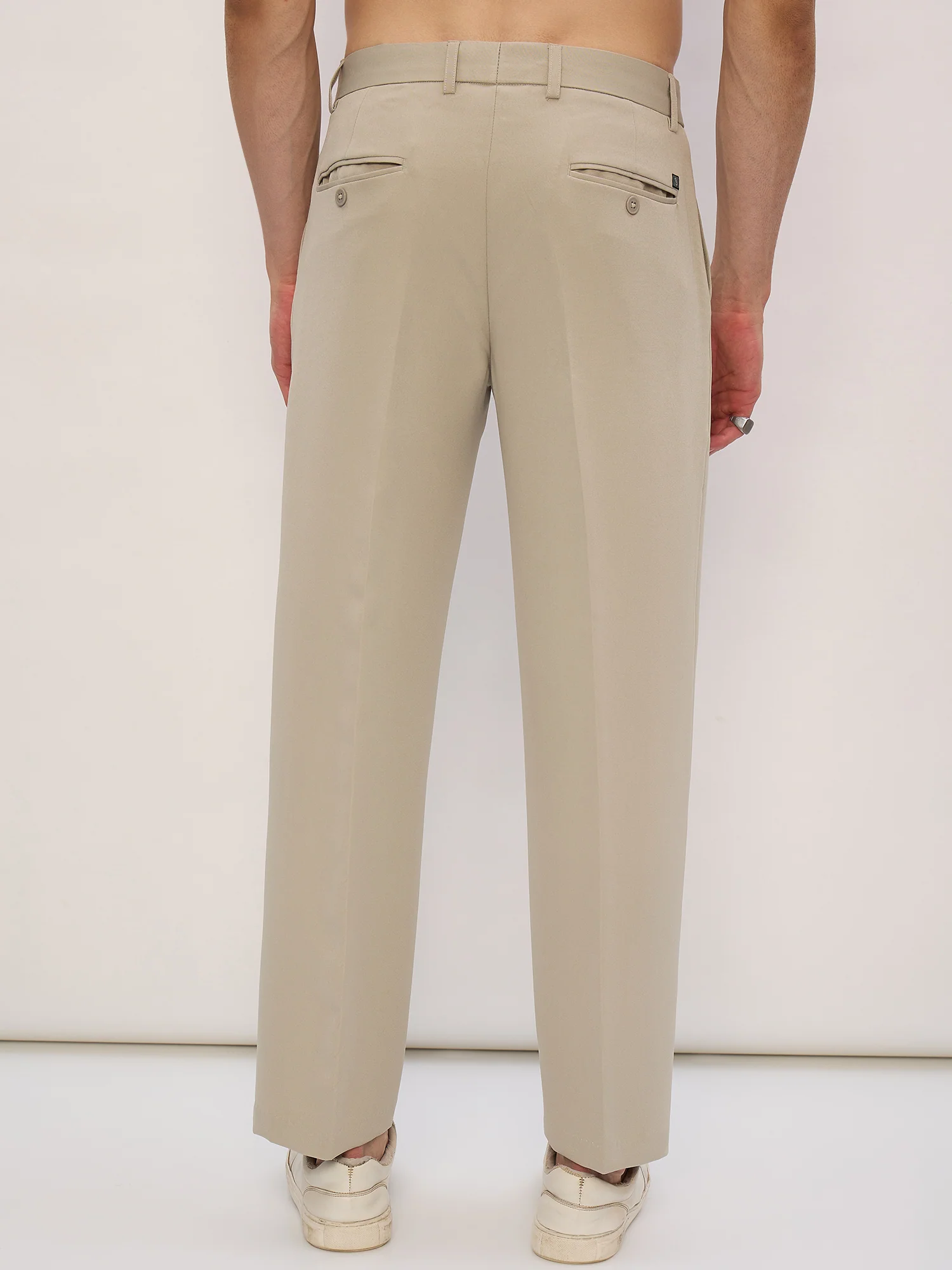 Pista Green: Korean Baggy Fit Trouser