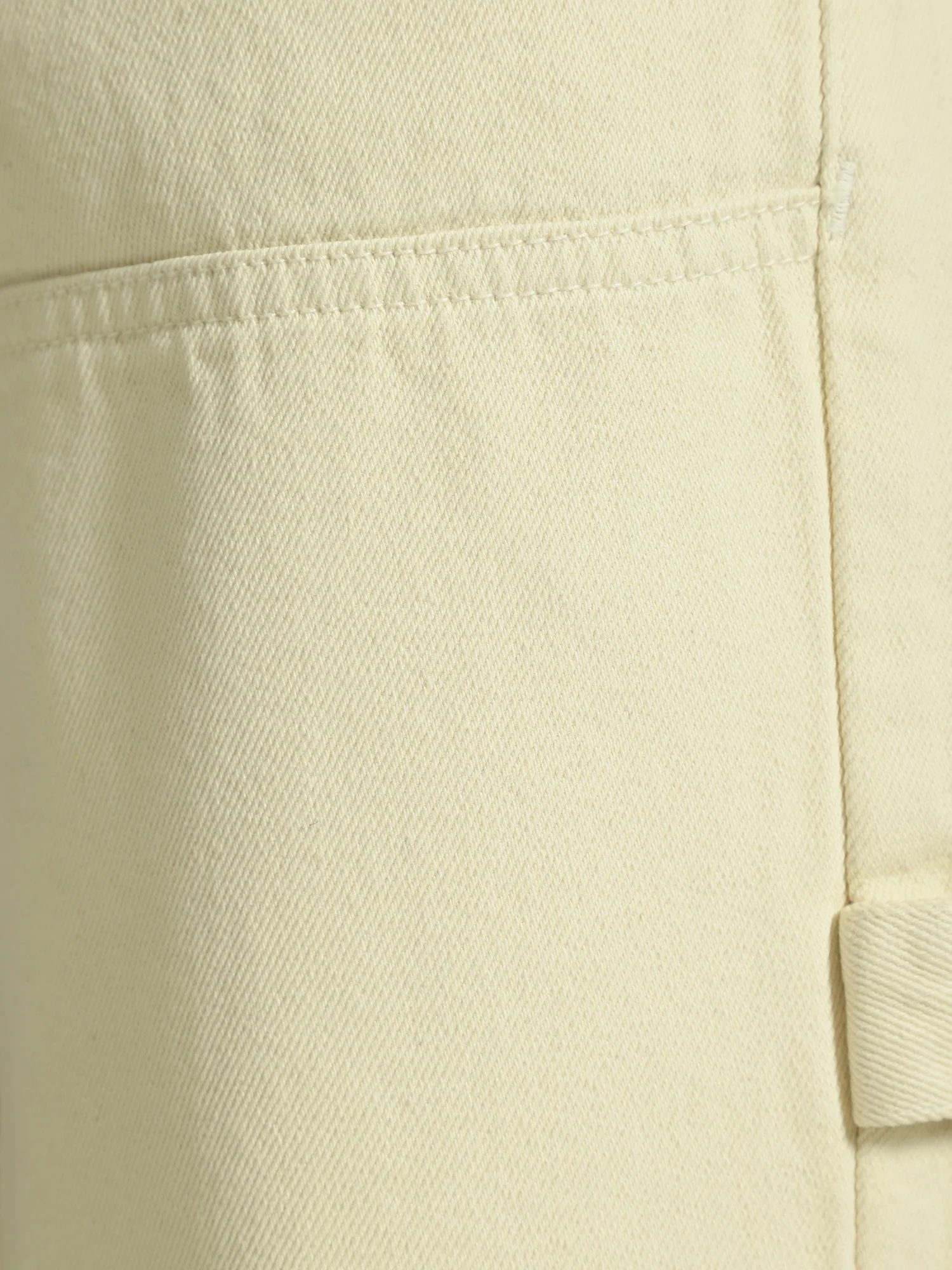Off White: Baggy Fit Carpenter Jeans