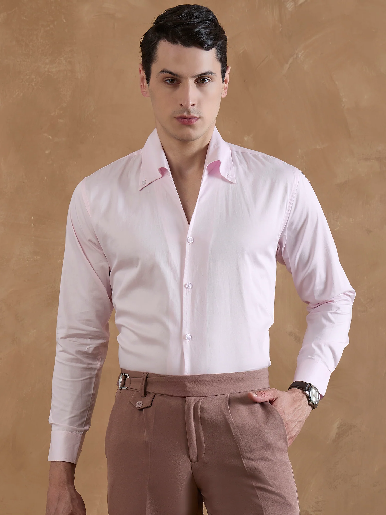 Light Pink: Cooper Collar Shirt