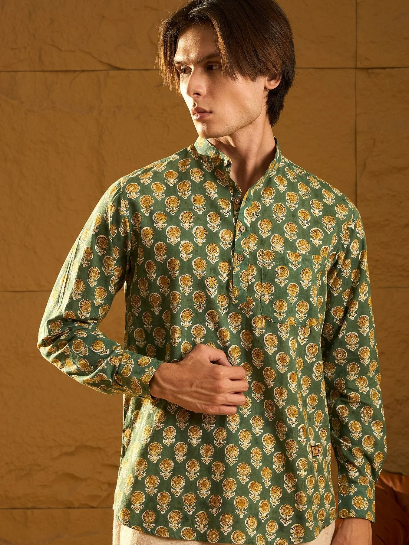 Floral Printed Short Casual Kurta