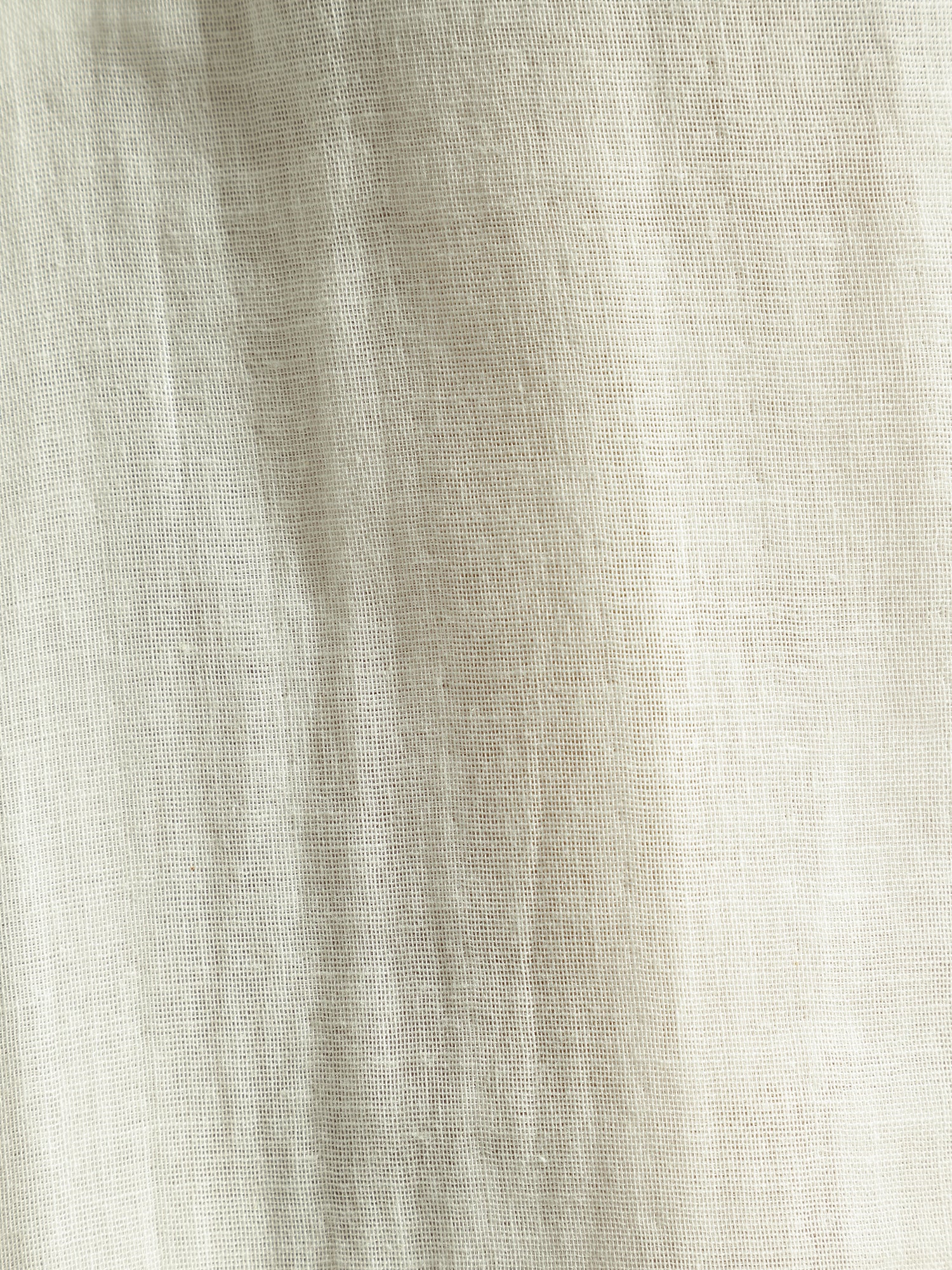 White: Half Sleeves Muslin Oversized Kurta Shirt