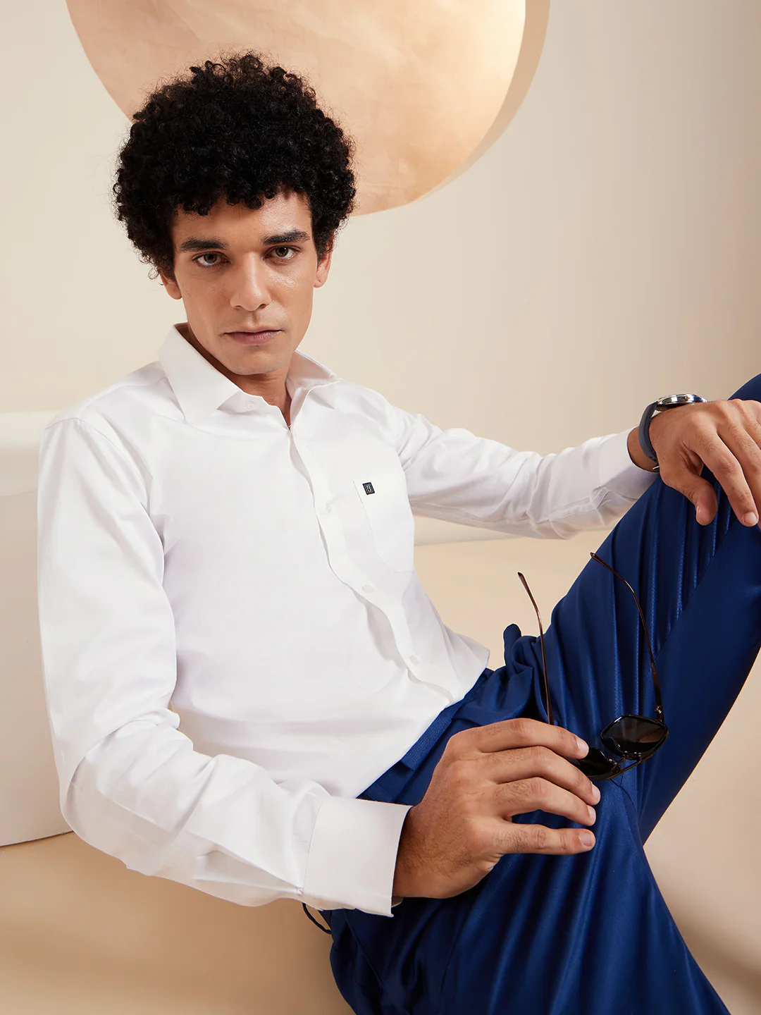 White Pure: Cotton Formal Shirt
