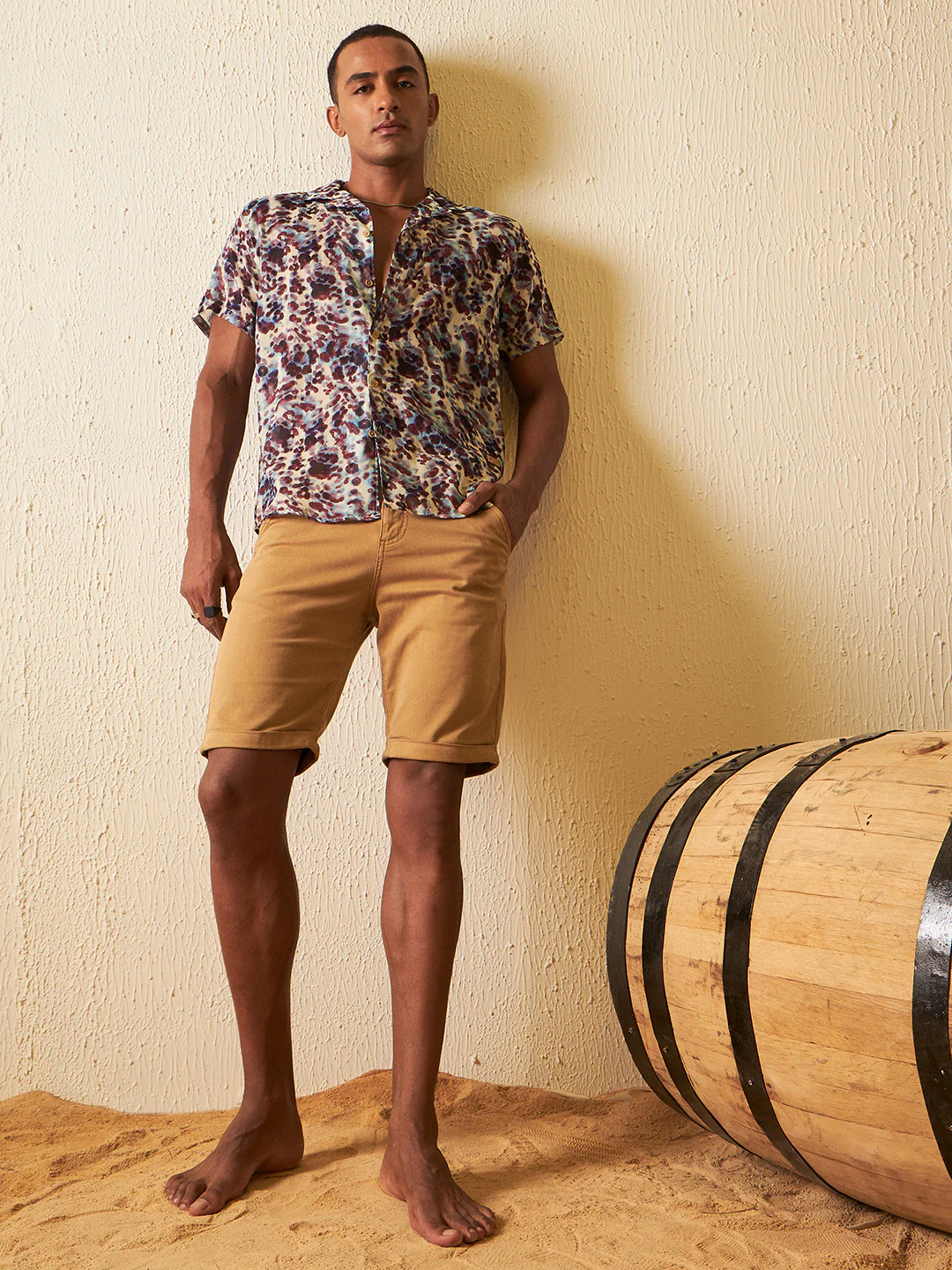 DENNISON Men Multicoloured Block Printed Shirt