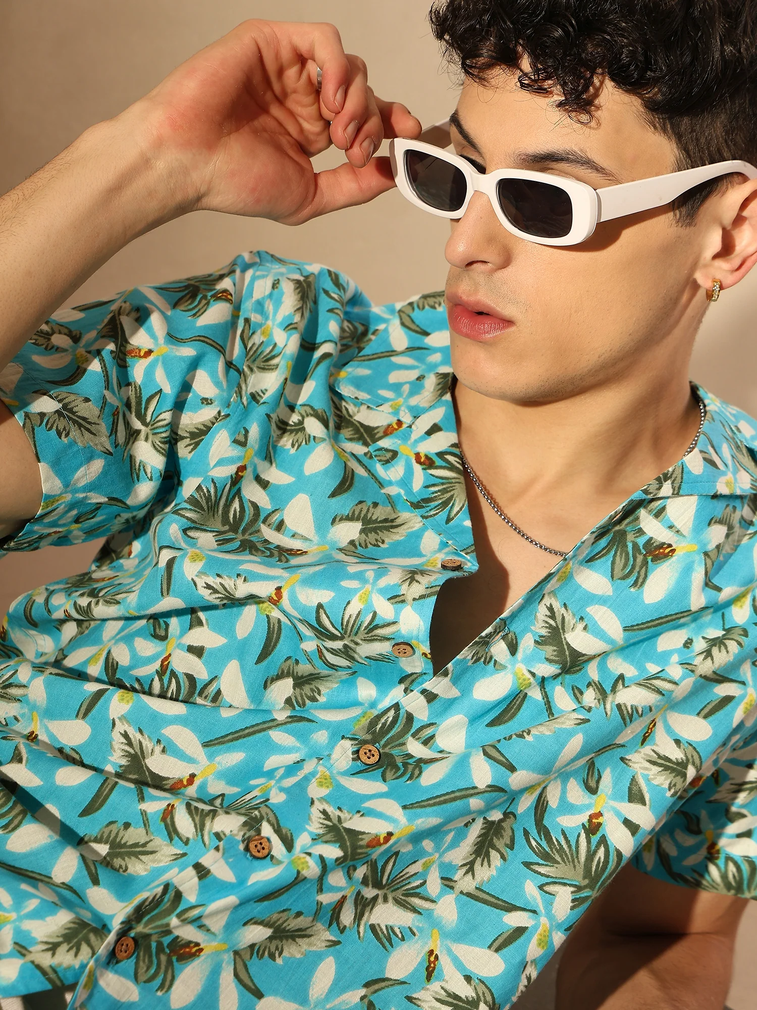 Block Printed Cotton Shirt