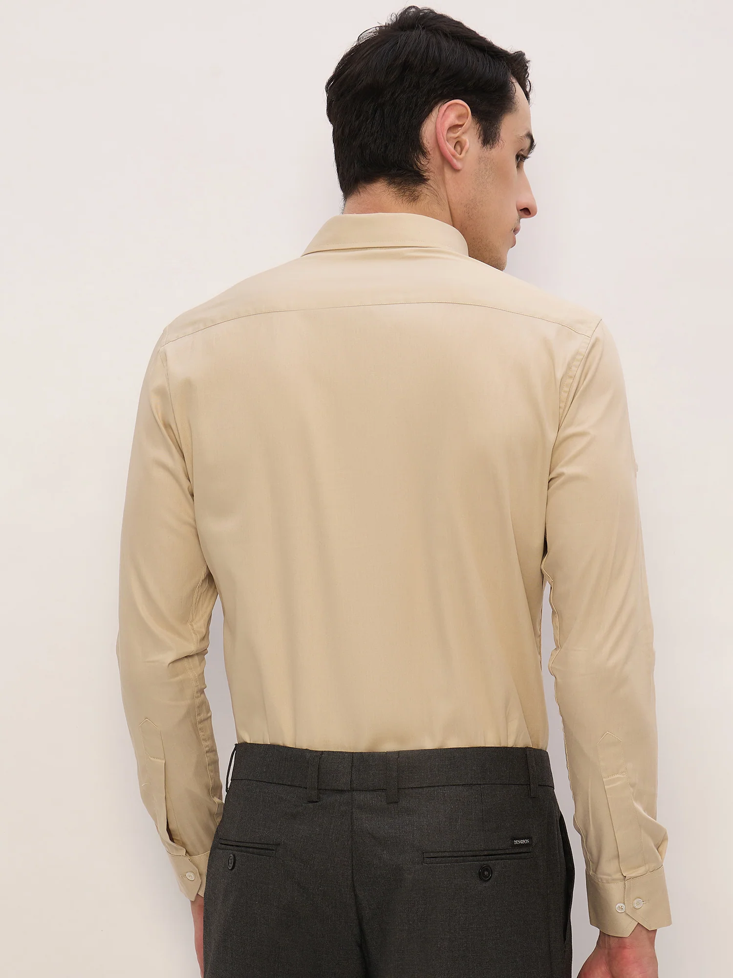 Beige: Full Sleeves Water Repellent Shirt