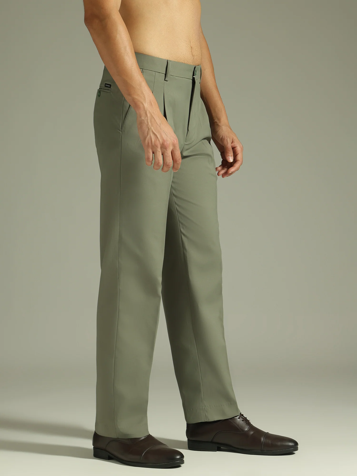Green: Korean Baggy Fit Trouser