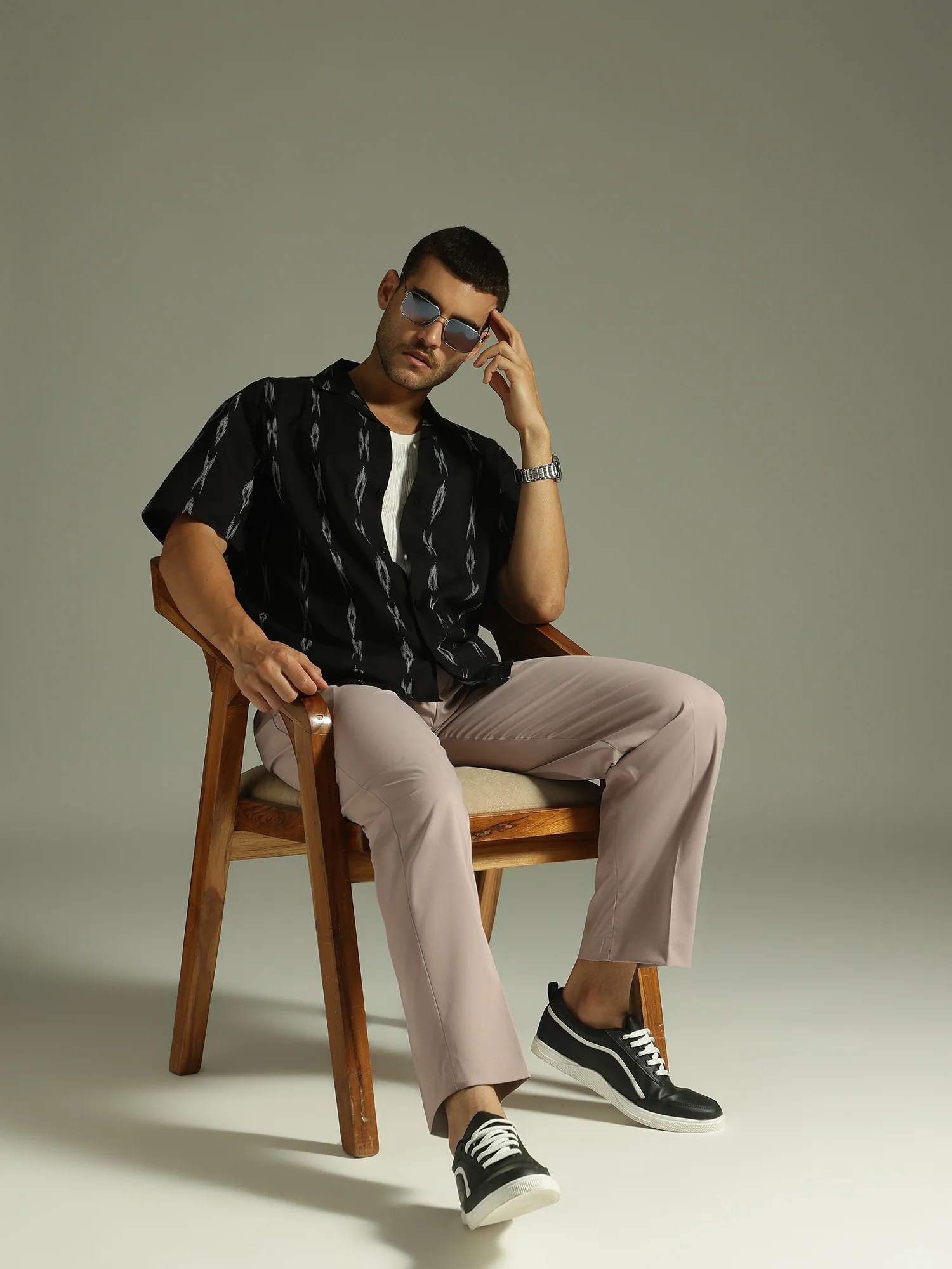 Light Lavender: Korean Baggy Fit Trouser