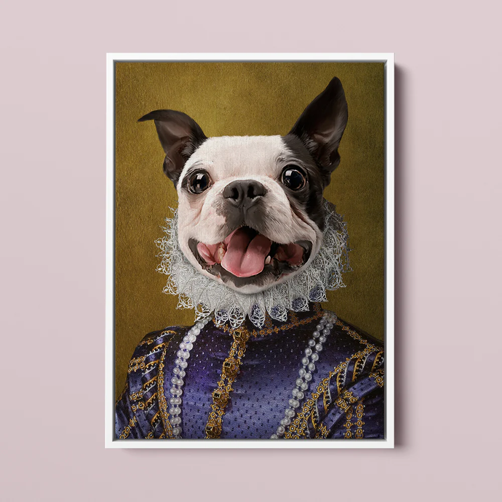 Royal Pet Portrait –The Socialite - MyPetMade - $59.99