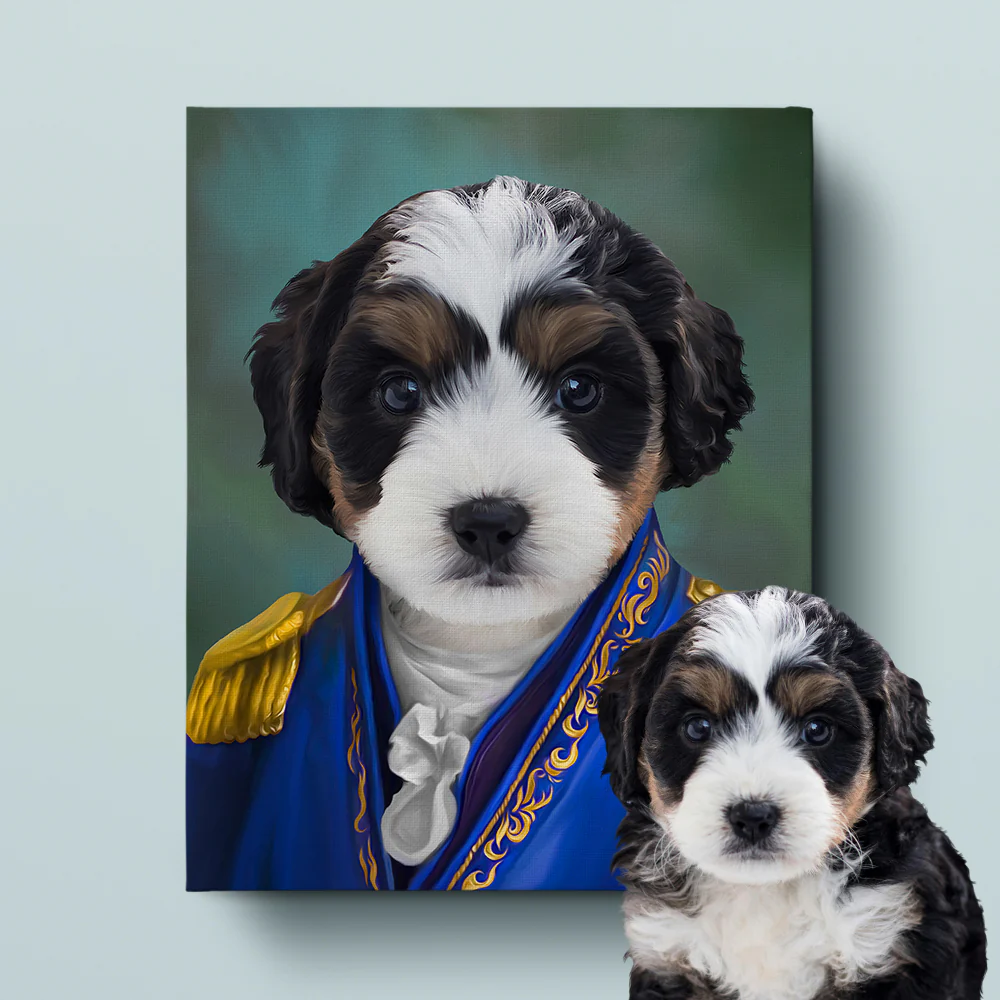 Royal Pet Portrait –The Chancellor - MyPetMade - $59.99