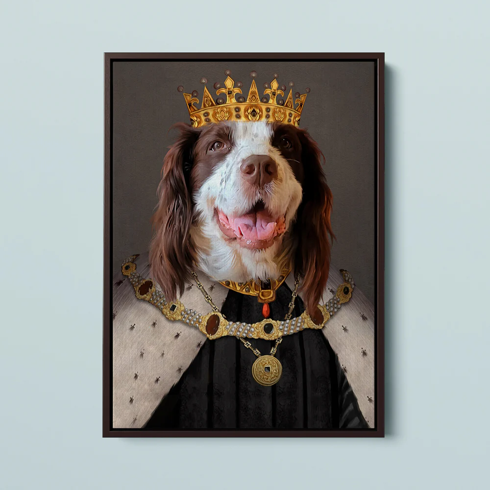 Royal Pet Portrait – Crowned King - MyPetMade - $59.99
