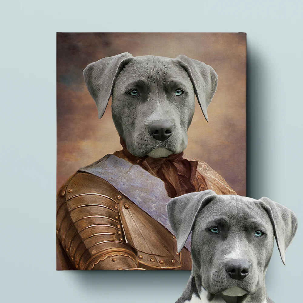 Royal Pet Portrait –Knight - MyPetMade - $59.99