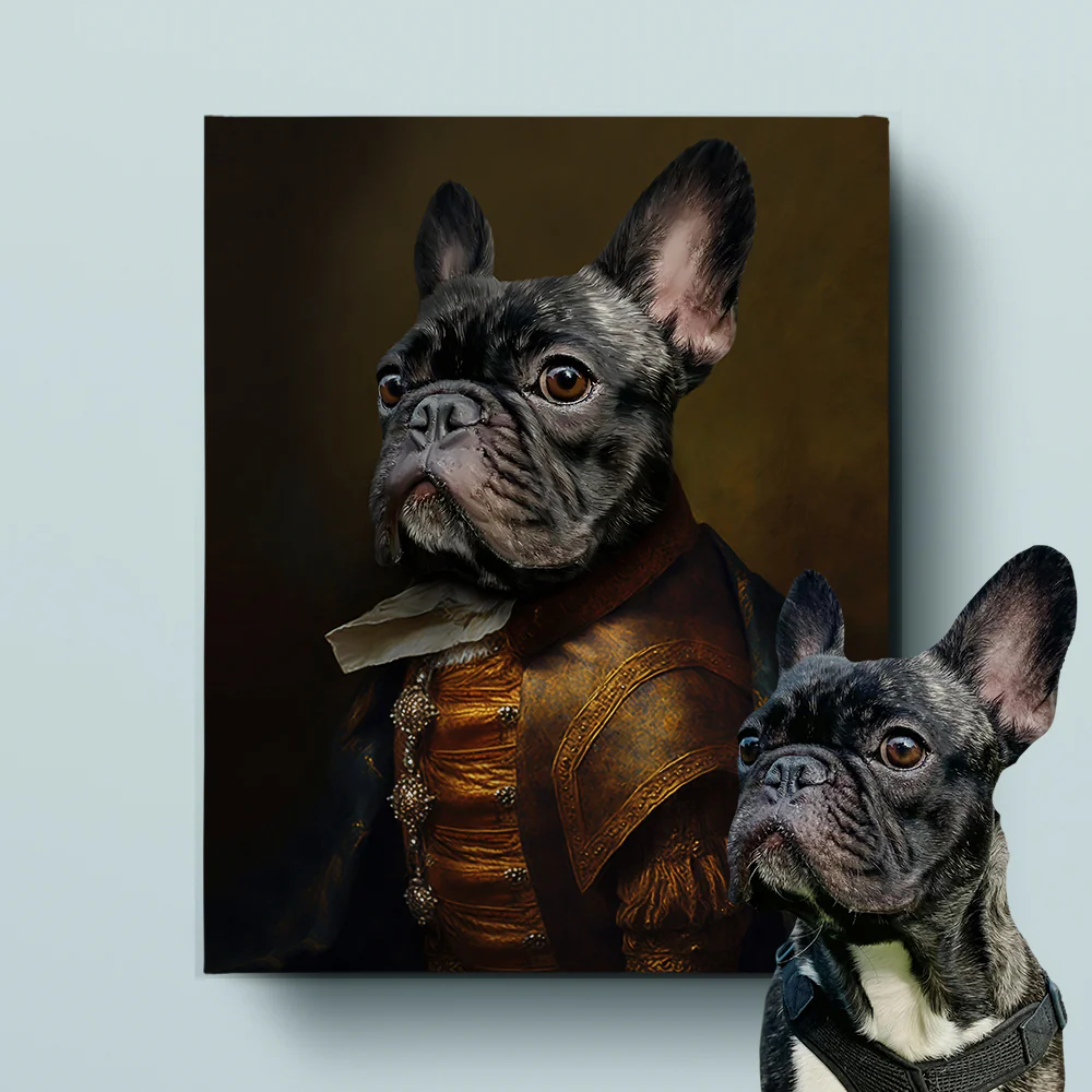 The Royalty - Renaissance Pet Painting - MyPetMade - $59.99