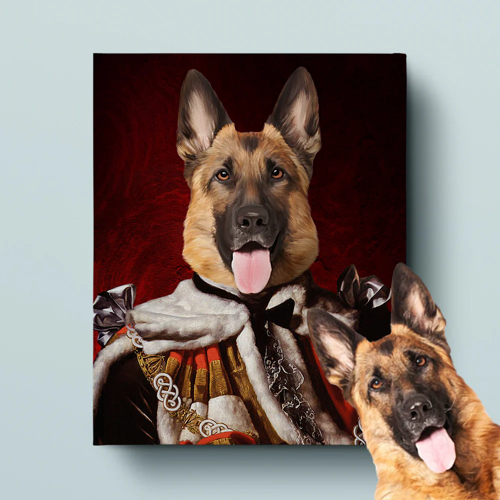 Royal Pet Portrait –King - MyPetMade - $59.99