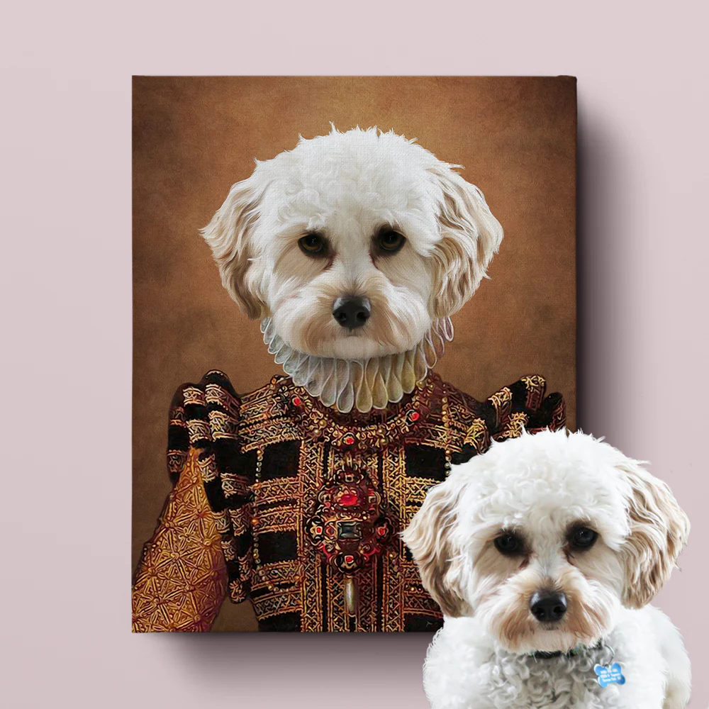 Royal Pet Portrait –Countess - MyPetMade - $59.99