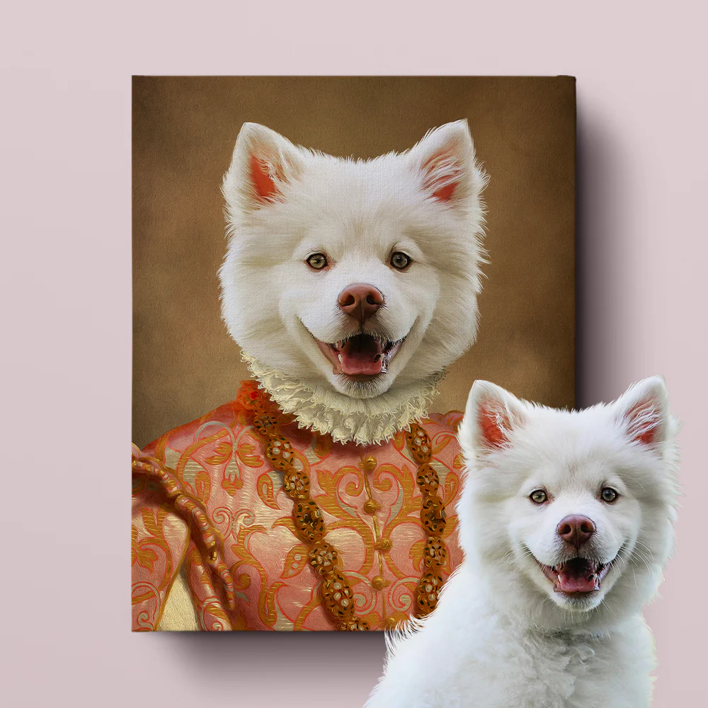 Royal Pet Portrait –Heiress - MyPetMade - $59.99