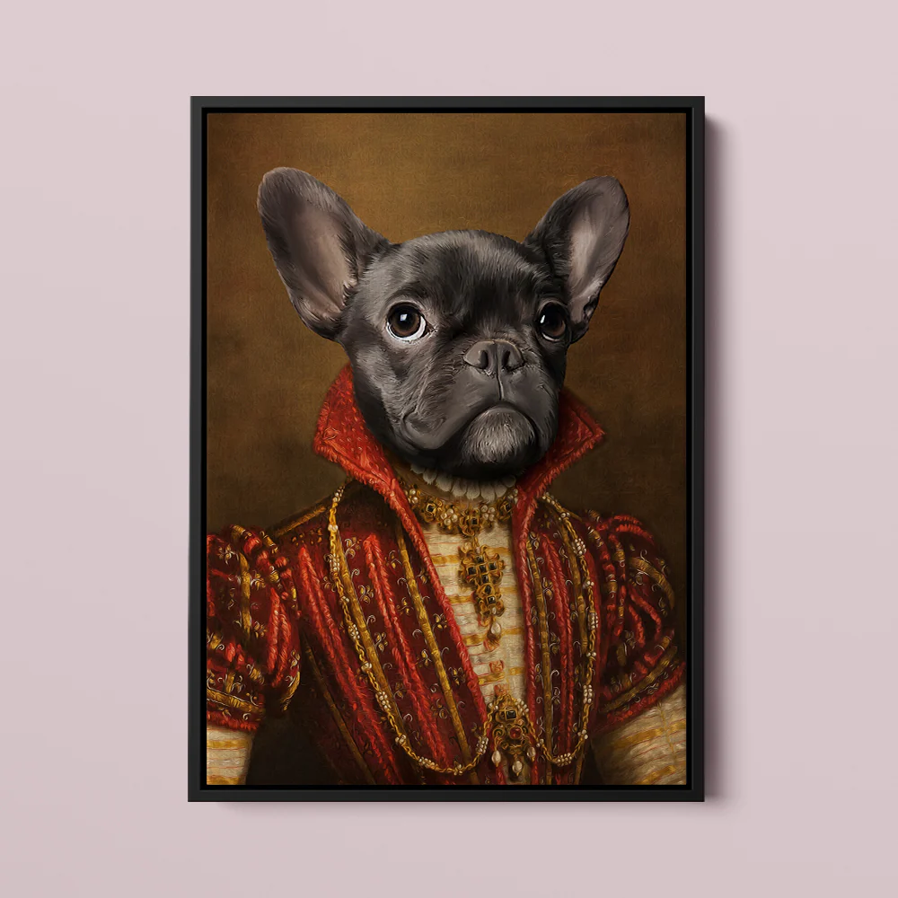 Royal Pet Portrait –The Baroness - MyPetMade - $59.99
