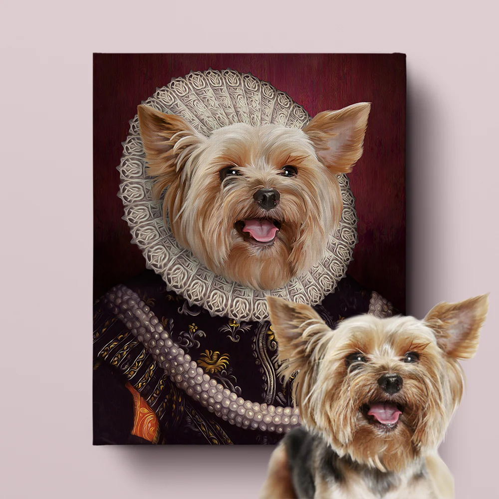 Royal Pet Portrait – The Queen - MyPetMade - $59.99